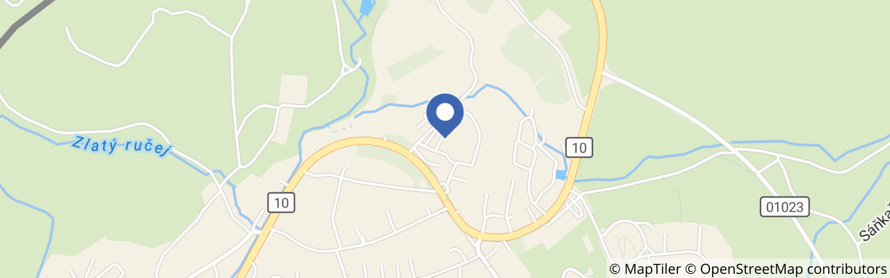 Mapa - Sklárna a minipivovar Novosad