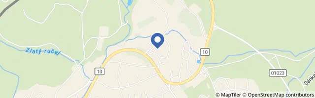 Mapa - Sklárna a minipivovar Novosad