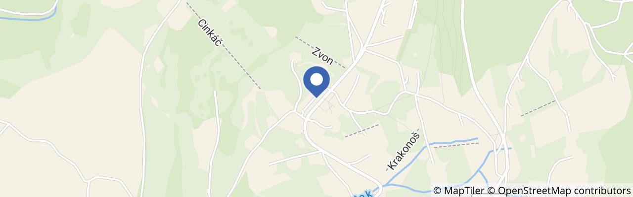 Mapa - Benecká přírodní stezka