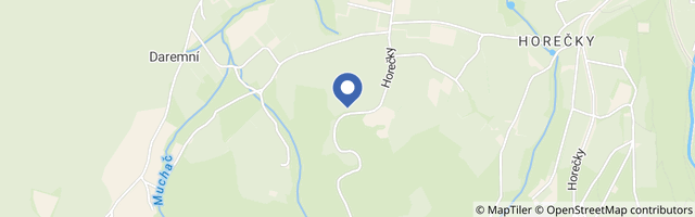 Mapa - Zoopark Horečky ranč