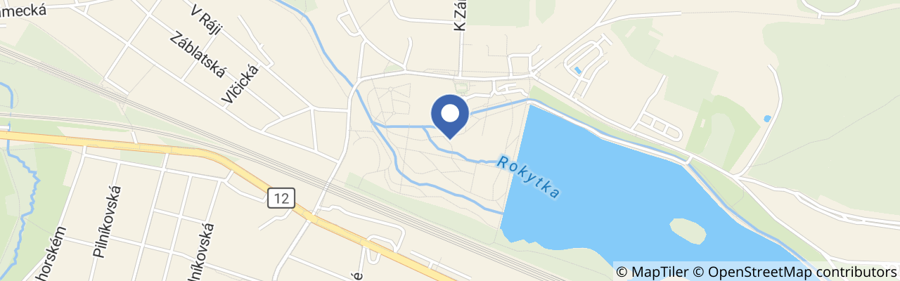 Mapa - Zámecký park Dolní Počernice