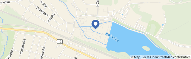 Mapa - Zámecký park Dolní Počernice