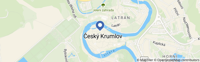 Mapa - Muzeum Vltavínů