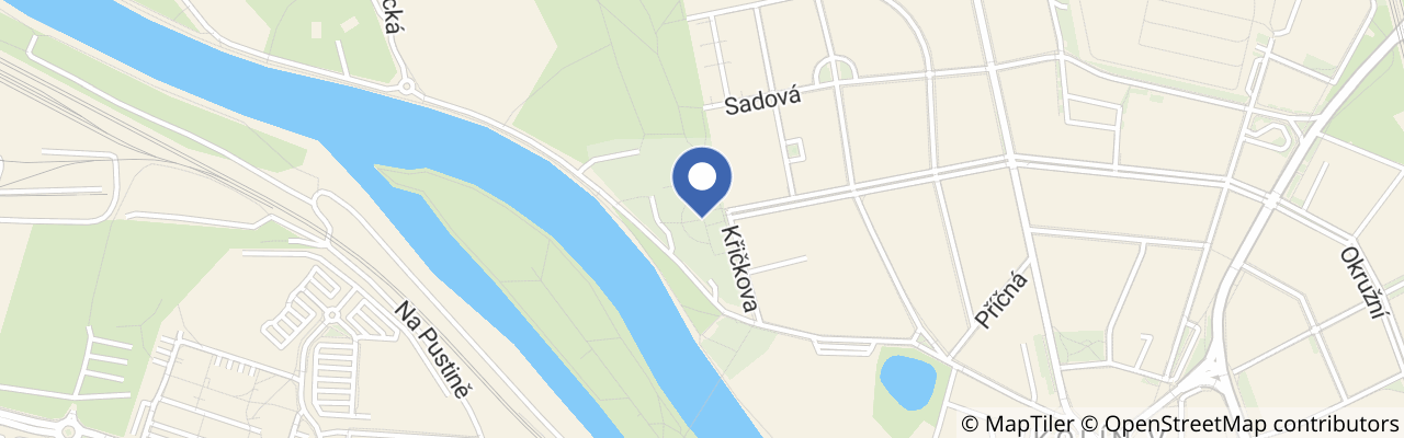 Mapa - Dětské hřiště Borky