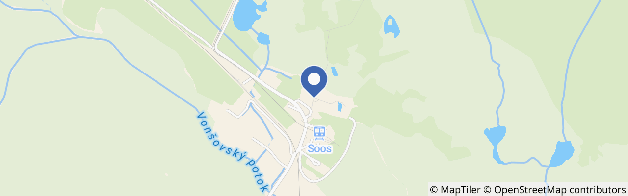 Mapa - Národní přírodní rezervace Soos