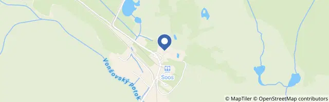 Mapa - Národní přírodní rezervace Soos