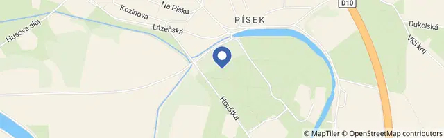 Mapa - Houštka