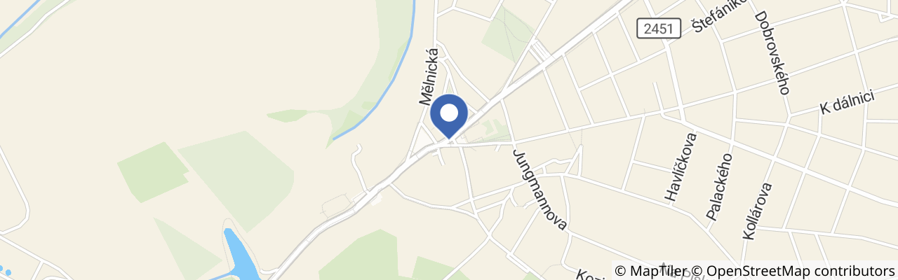 Mapa - Točená zmrzlina