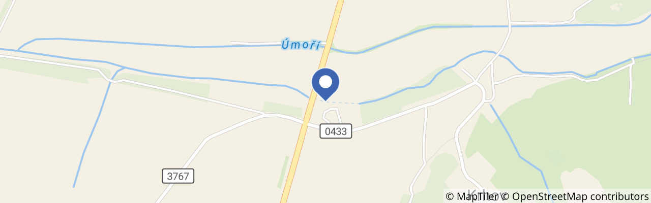 Mapa - Kukuřičné bludiště Krhov - Boskovice