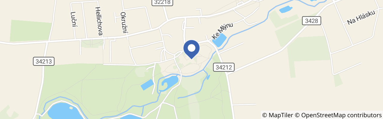 Mapa - Zámek Choltice