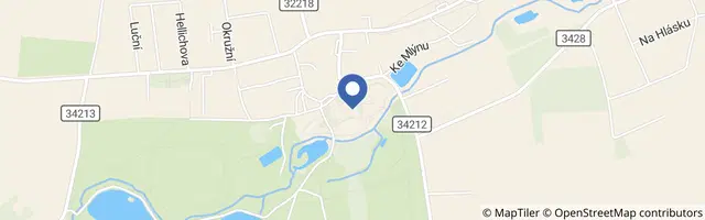 Mapa - Zámek Choltice