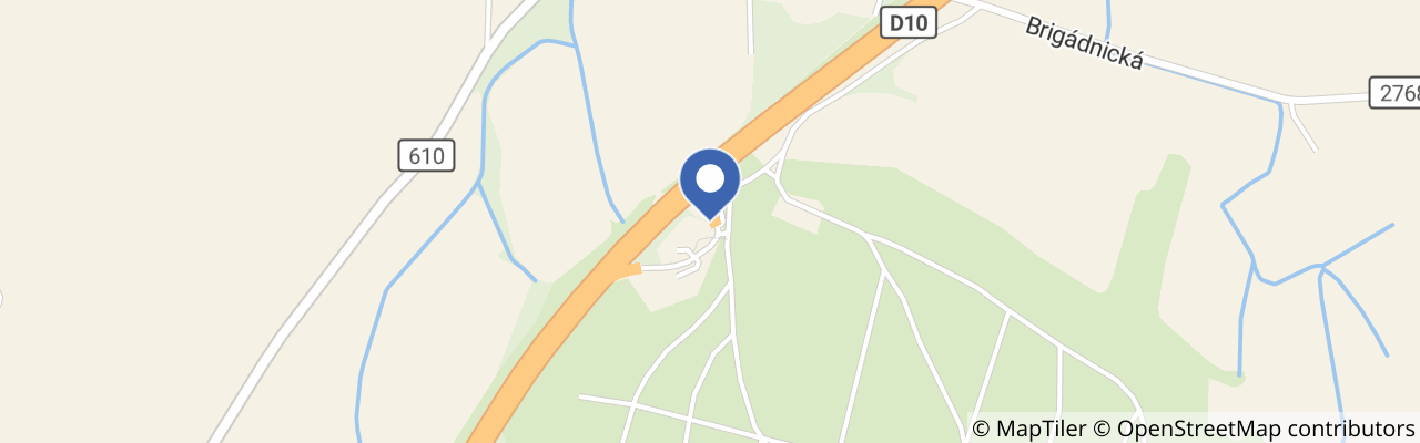 Mapa - D10 Občerstvení Letadlo