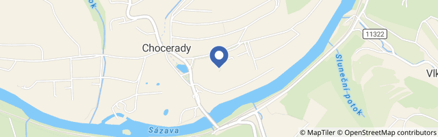 Mapa - Oranžové hřiště Chocerady