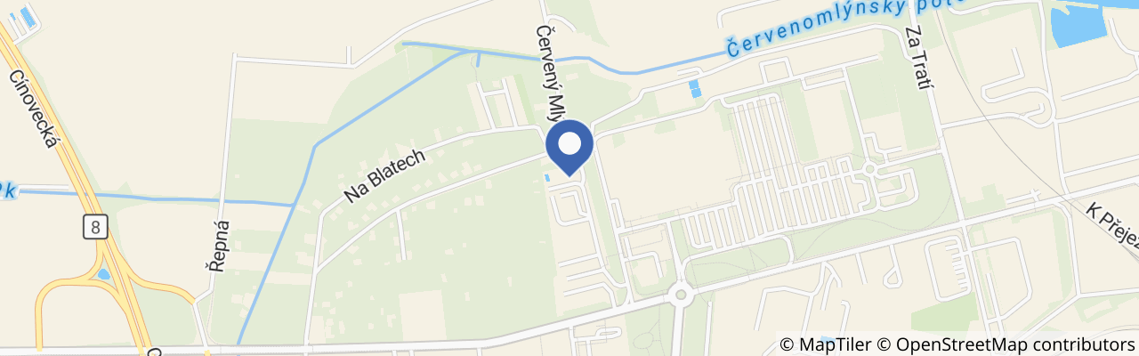 Mapa - Hotel Aura Praha design & garden pool