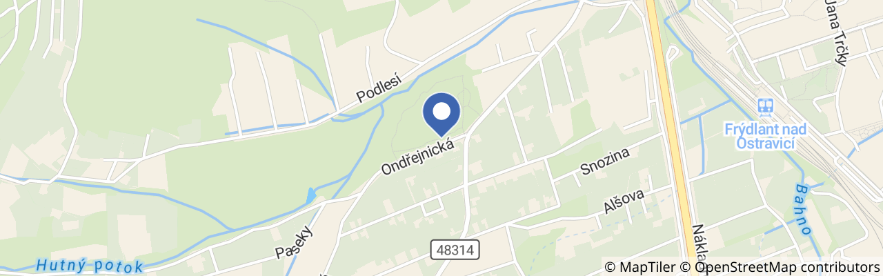 Mapa - Lesní stezka Vyhlídka