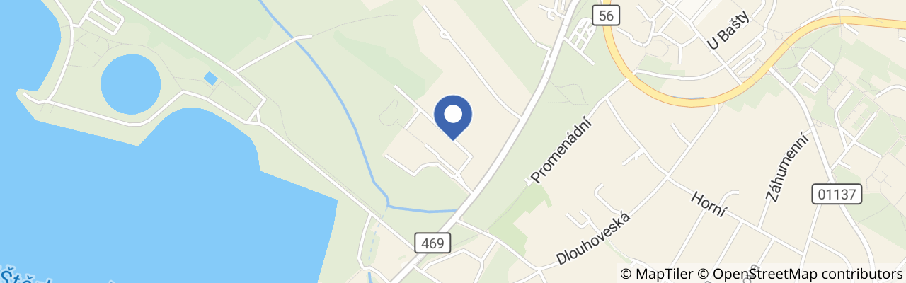 Mapa - Dětský ranč Hlučín