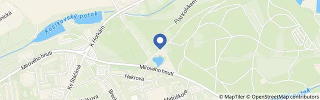 Mapa - Divoká zahrada Hostivař
