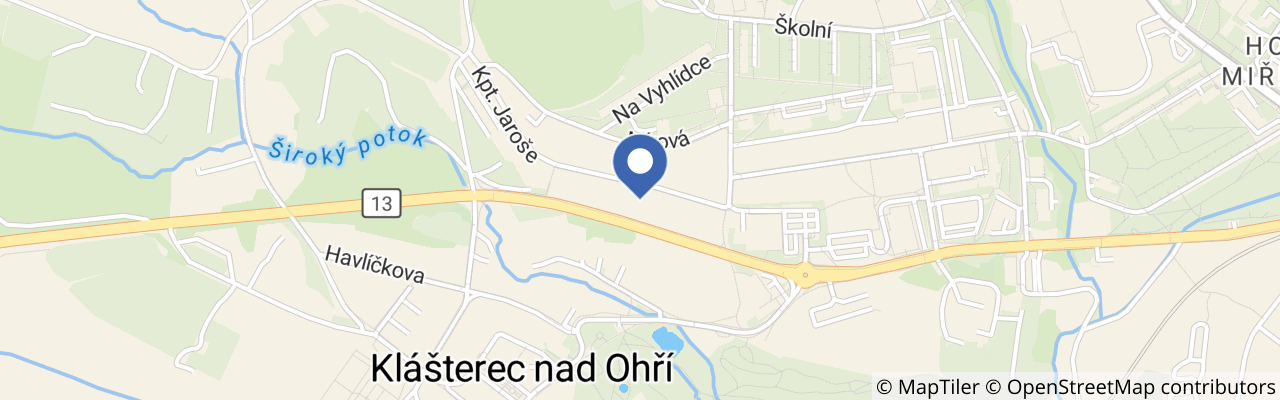 Mapa - Pohádková země na Zámku Klášterec nad Ohří