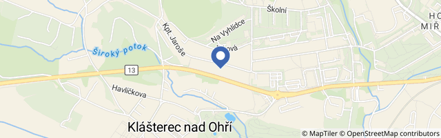 Mapa - Pohádková země na Zámku Klášterec nad Ohří