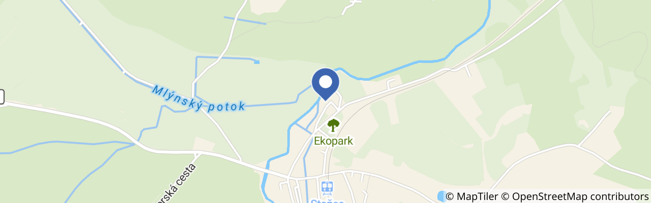 Mapa - Lesní dílna Stožec