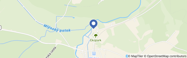 Mapa - Lesní dílna Stožec