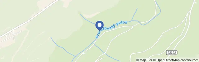 Mapa - Kýšovický vodopád