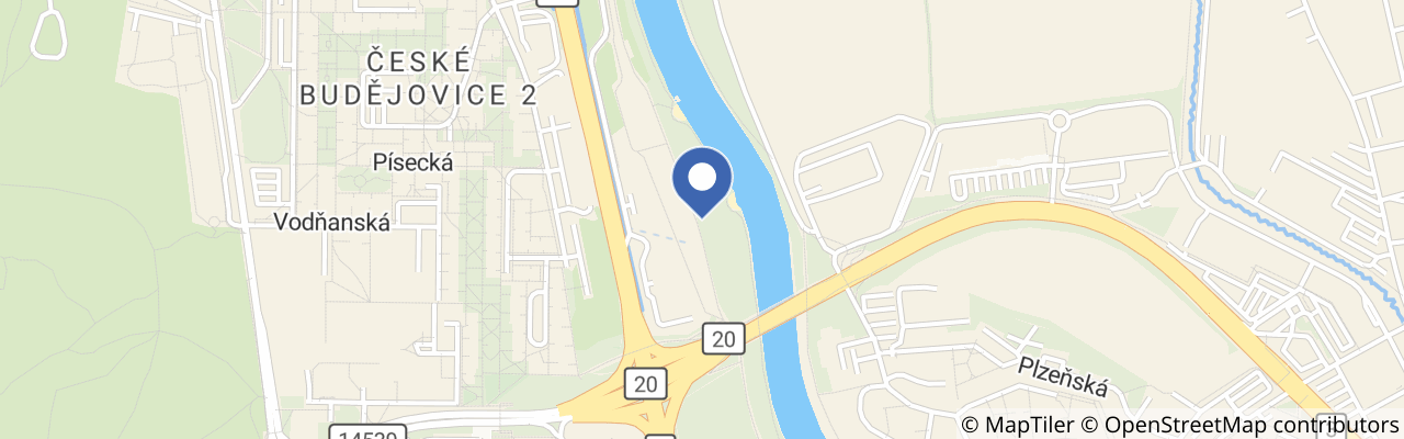 Mapa - Areál Vltava