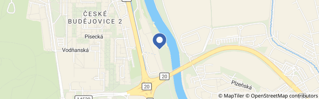 Mapa - Areál Vltava