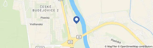 Mapa - Areál Vltava