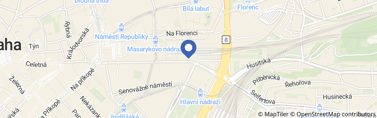 Mapa - Paintball Hybernská