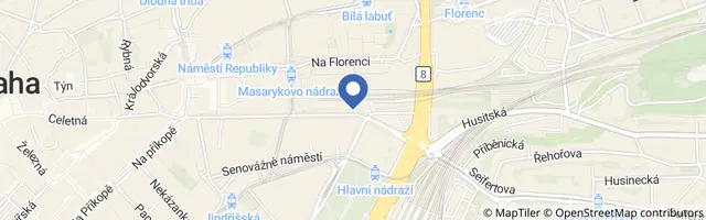 Mapa - Paintball Hybernská