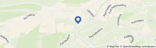 Mapa - Paintball Praha 5