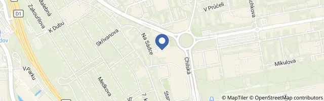 Mapa - Indoor Paintball Praha