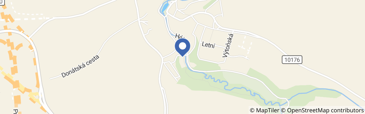 Mapa - Dětské hřiště Nedvězí u Říčan