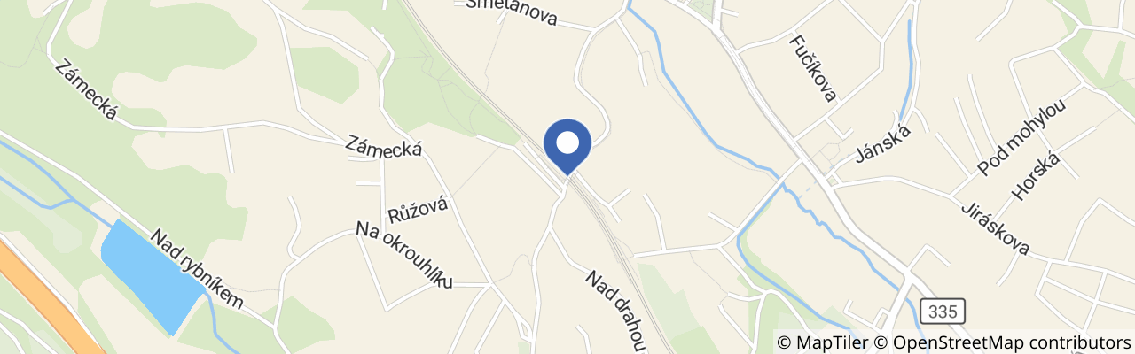 Mapa - Stezka Krásné výhlídky