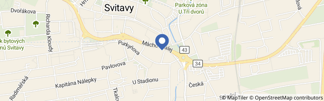 Mapa - Městské muzeum a galerie Svitavy