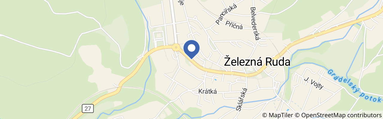 Mapa - Muzeum Šumavy - Železná Ruda