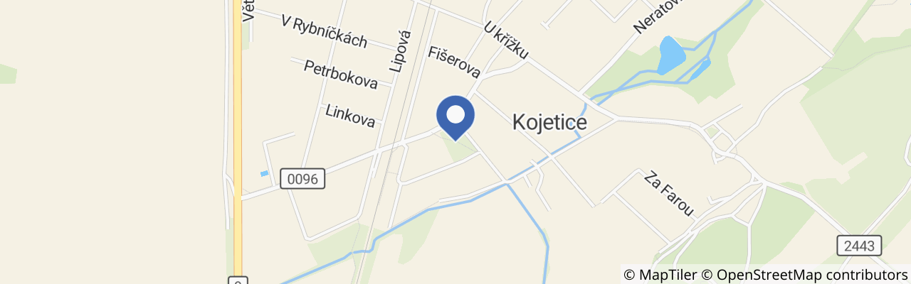 Mapa - Dětské hřiště Rechova