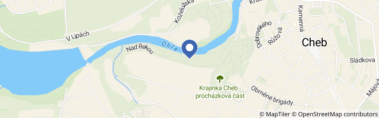 Mapa - Dětské hřiště Nad Řekou