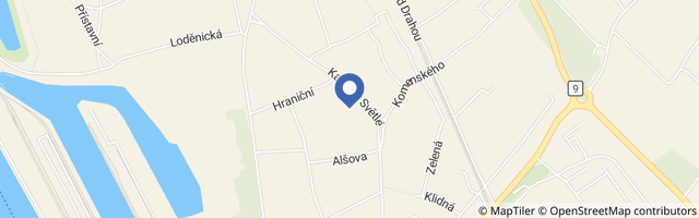 Mapa - Dětské hřiště Mělník