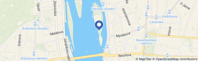 Mapa - Dětské hřiště Žofín