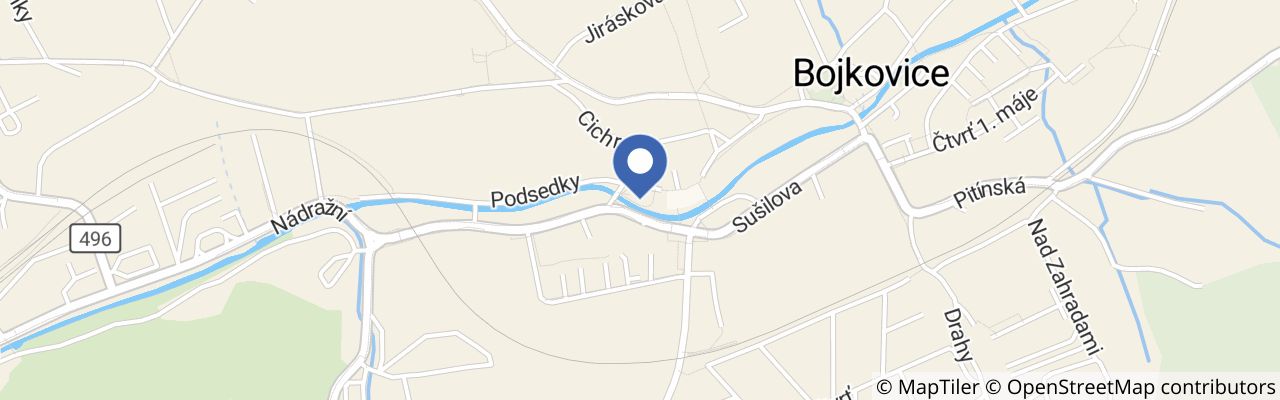 Mapa - Dětské hřiště Černíkova