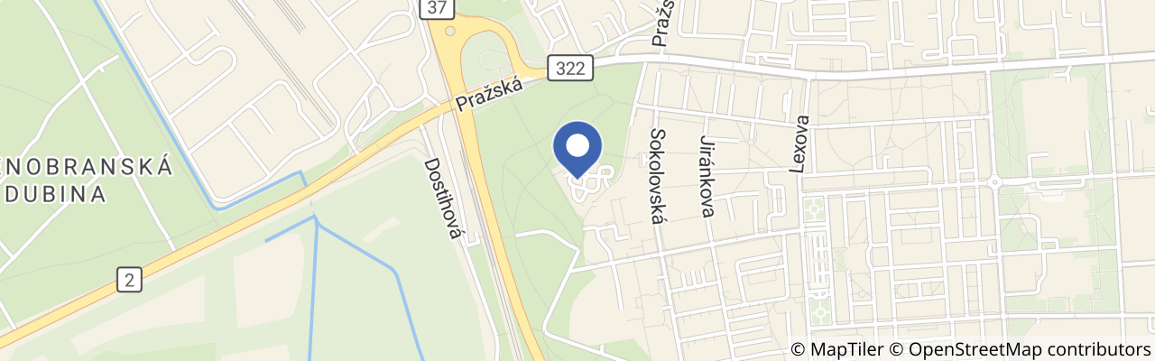 Mapa - Dětské hřiště a dopravní hřiště Dukla