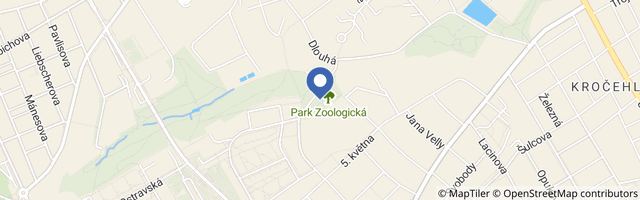 Mapa - Park Zoologická