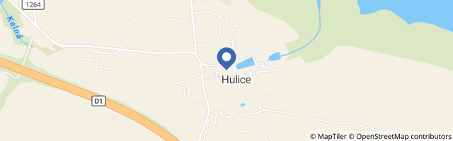 Mapa - Dětské hiště a street workout hřiště Hulice