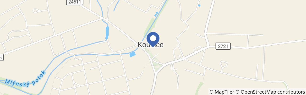 Mapa - Dětské hřiště u zámku Kounice