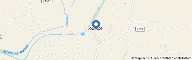 Mapa - Dětské hřiště u zámku Kounice