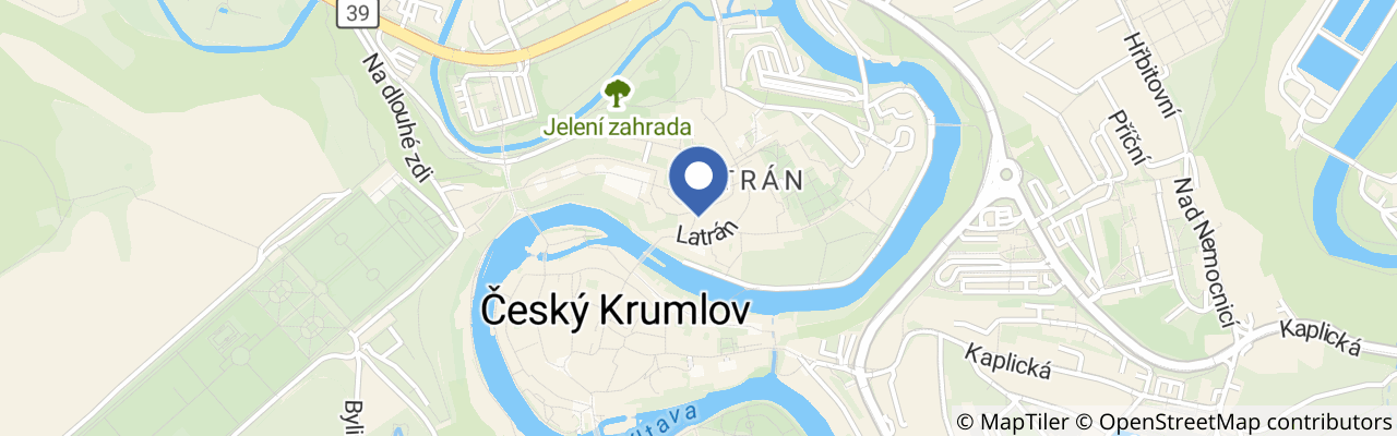 Mapa - Skřítkov Český Krumlov