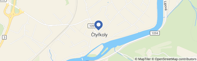 Mapa - Penzion U Čerta