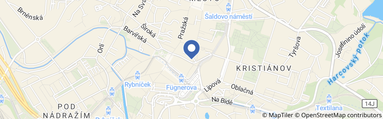 Mapa - Mercuria Laser Game – Liberec